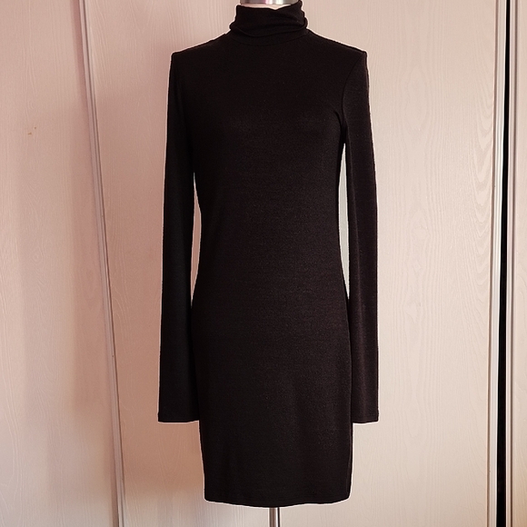 Aritzia Wilfred Free Sasha Long Sleeve Turtleneck Dress - Picture 1 of 5